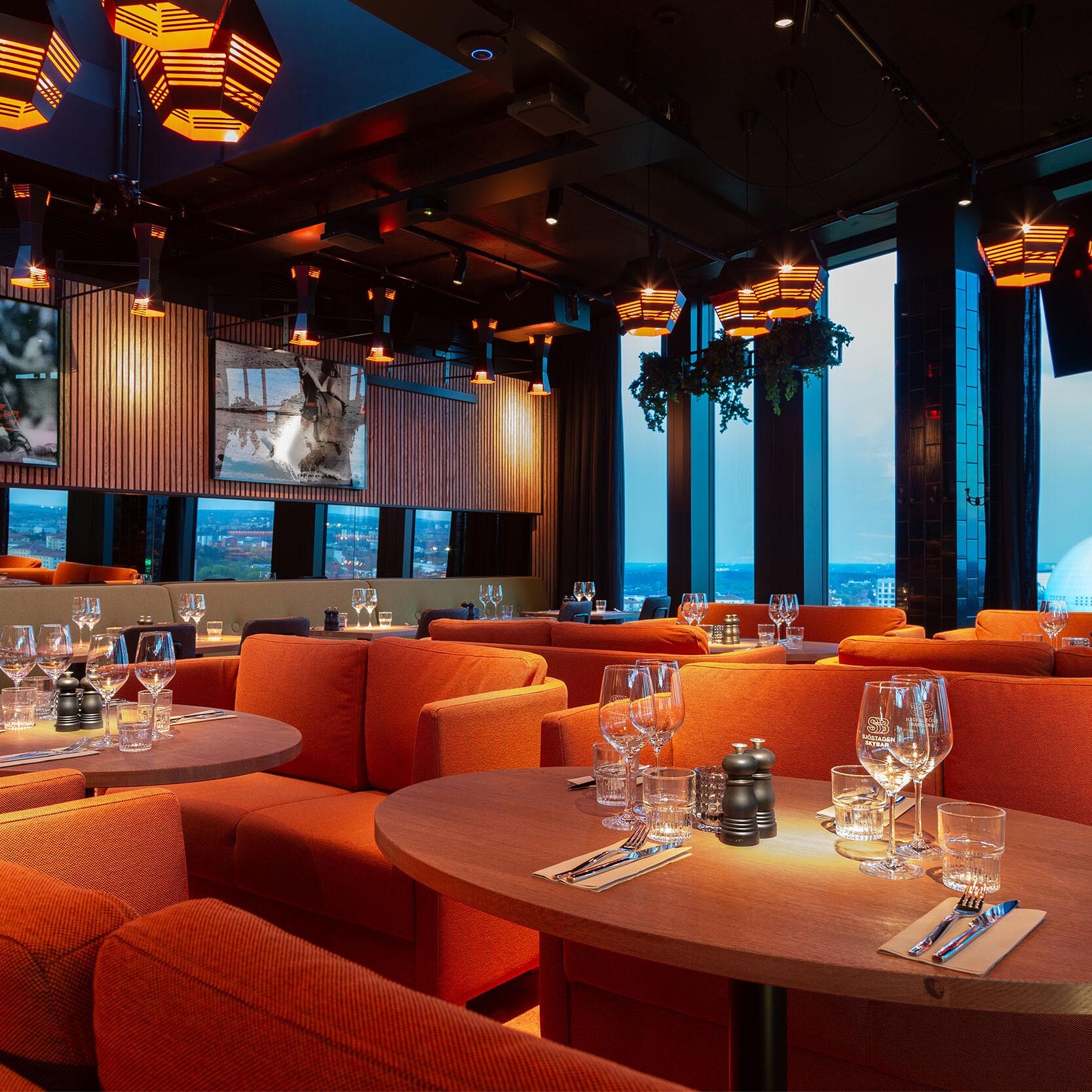 Sjöstaden Skybar Vardagsrummet Restaurang